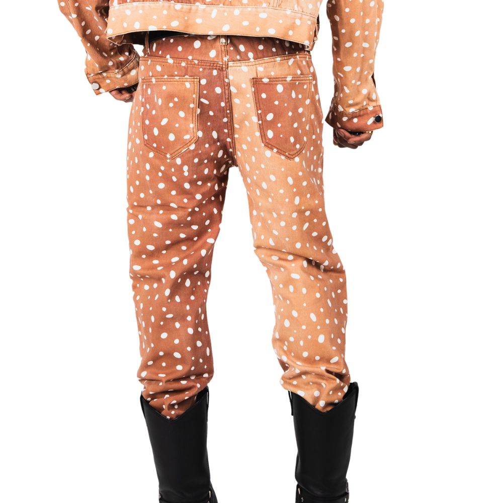Deer Print Jeans
