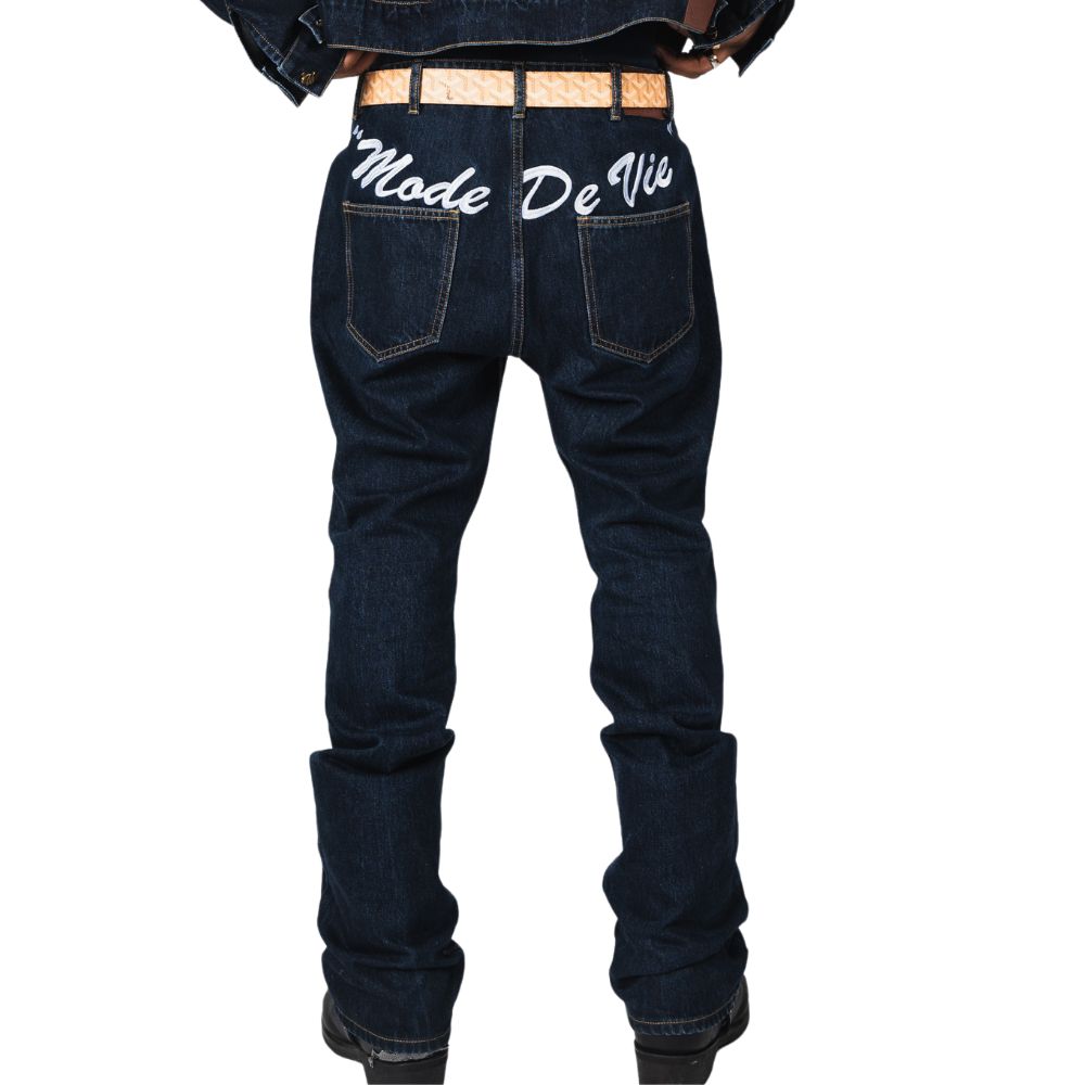 Denim Jeans "Mode De Vie"