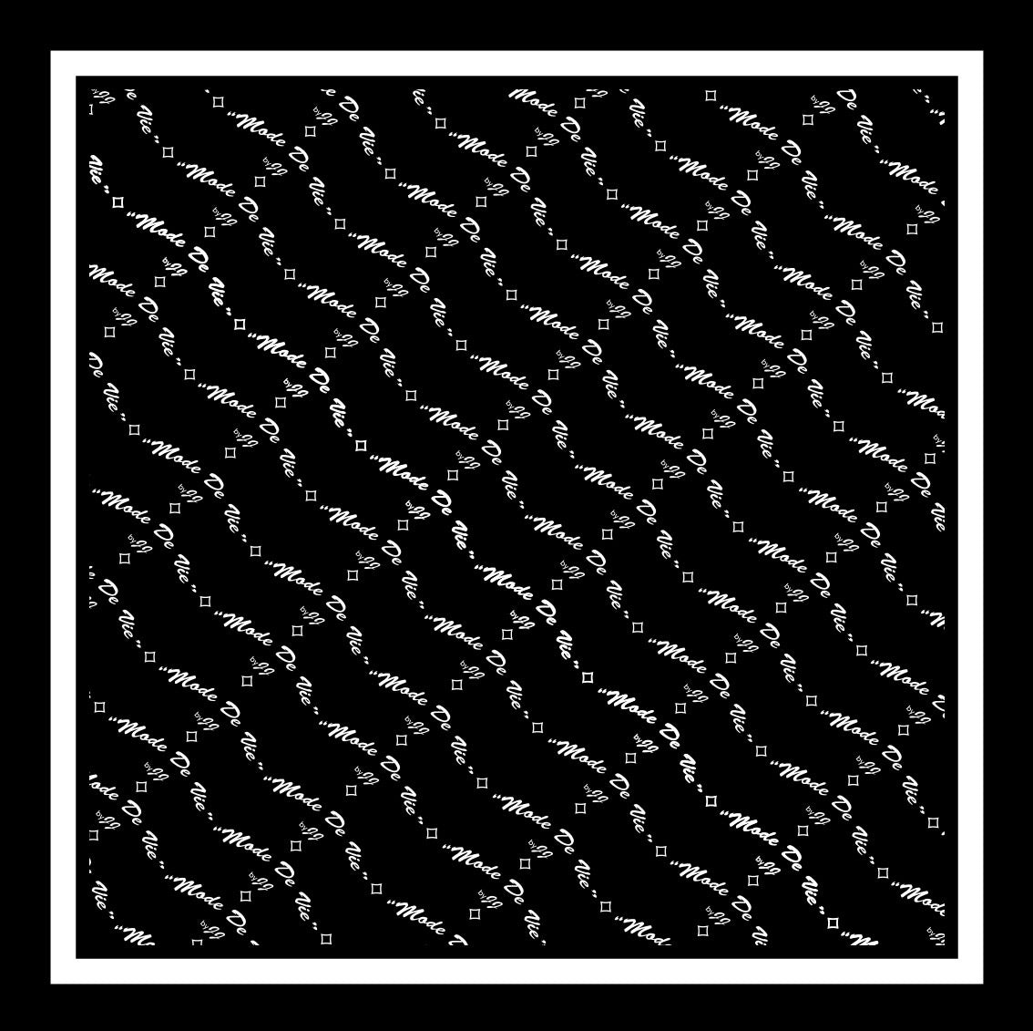 Mode De Vie By JJ Logo Scarf